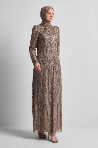 Alvina Sequin Evening Dress 50512