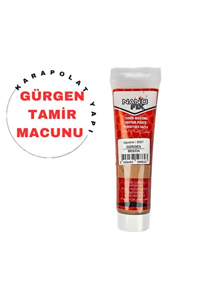 KarapolatYapı Mobilya Ahşap Parka Duvar Tamir Macunu Gürgen Tüp Dolgu Macunu