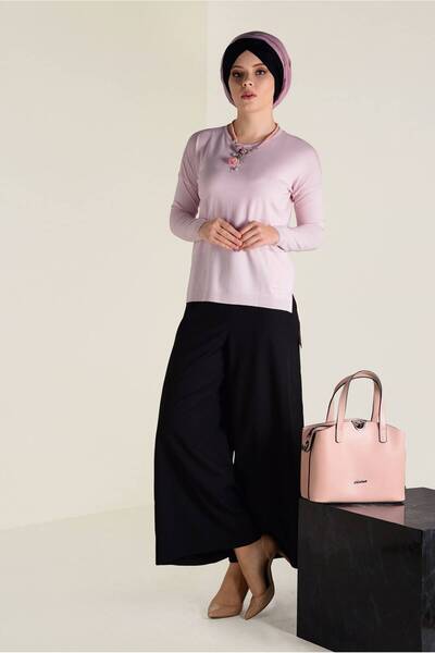 Alvina Cycling Collar Knitting Tunic 4503