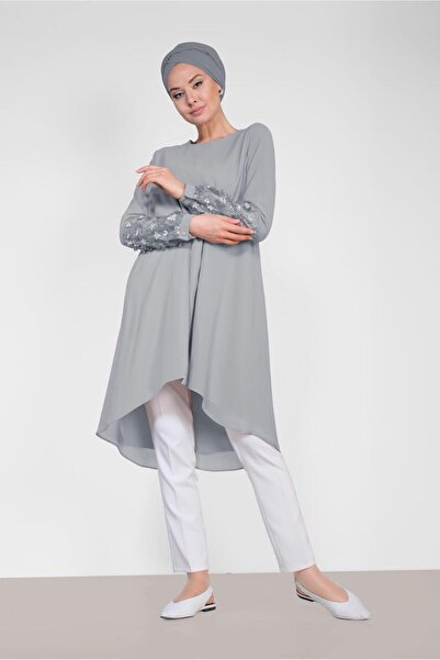 Alvina 3D Flower Detail Tunic 4132