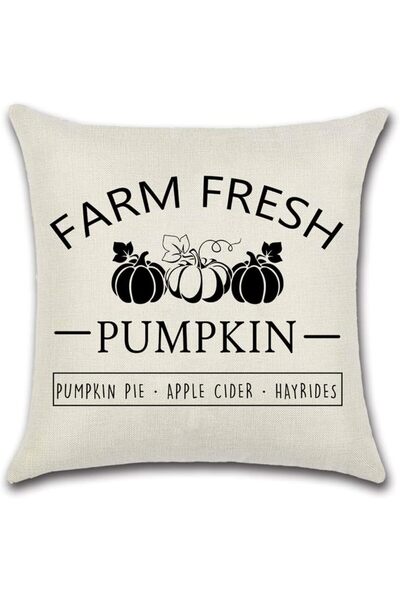 ohok Set of 4 Decorative Cushion Covers 45x45 cm Autumn Series (Style C)