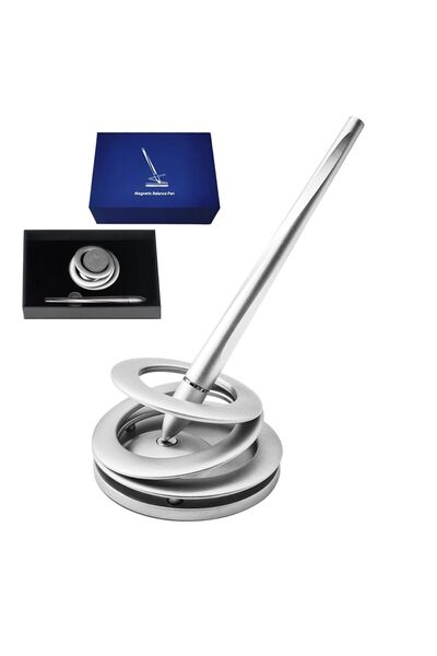 BALQRA Stilou magnetic cu levitație și bază metalică, design plutitor premium...