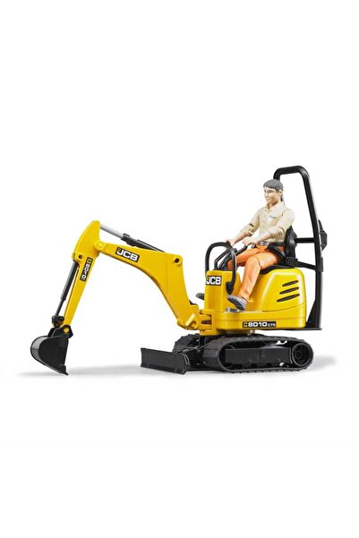 Bruder حفارة جي سي بي ميكروباجر 8010 سي تي إس وعمال البناء بي آر62002