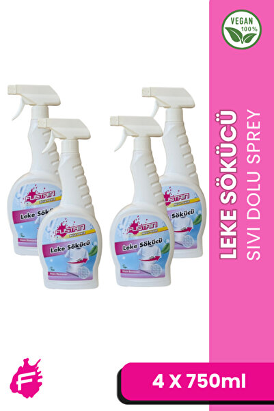 FUSTAIN LEKE SÖKÜCÜ SIVI SPREY 4 ADET 750 ML (DOLU)
