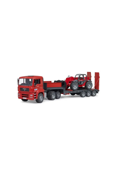 Bruder Man Truck & Manitou Telescopic Bucket Br02774