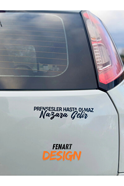 Nenya الأميرات لا يمرضن، إنها تأتي بعين الشر نص JDM سيارة دراجة نارية الزجاج ...