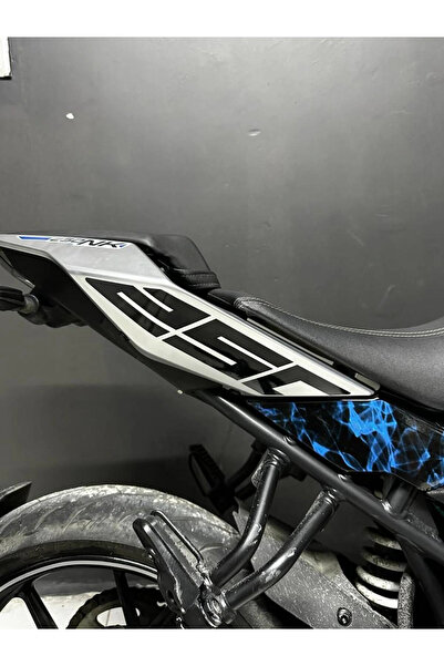 CF Moto NK250 Arka Kuyruk Altı 250 Sticker Etiket Siyah