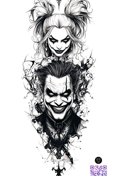 aydın garage Joker Kapı Direk Kaplama Folyosu BASKILI STİCKER Sağ-Sol 2 Adet 22*50 CM