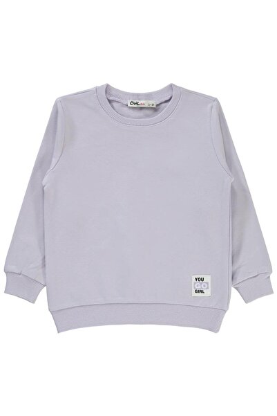 Civil Girls Kız Çocuk Sweatshirt 2-5 Yaş Galaktik Leylak