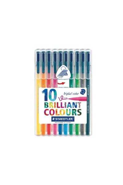 Staedtler Triplus Color Keçeli Kalem 10 Renk 323 Sb10 03
