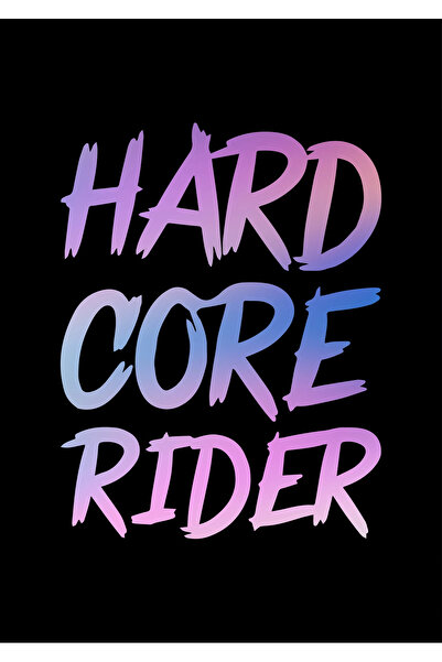 Genel Markalar Hard Core Rider Sticker Cam Sticker Oto Sticker 14X18 Cm