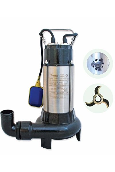Water Sound V1100DF Bıçaklı Tip Kirli Su Aktarma, Drenaj Dalgıç Pompa 7.5 mt....