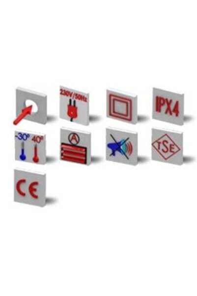 Aircol 100lük Otomatik Panjurlu Tuvalet ve Banyo Fanı / Aspiratörü 100 m³/h - 100 OP