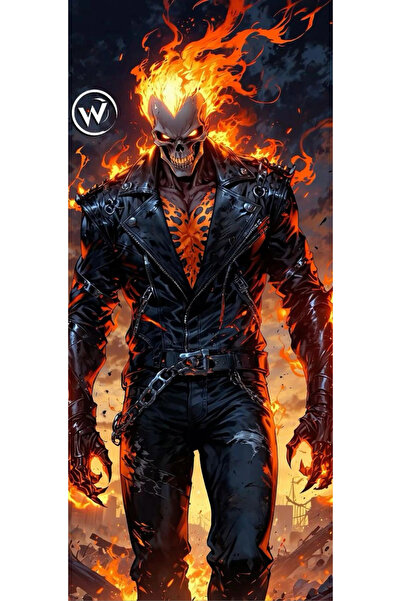 aydın garage Araba Kapı Direk Kaplama Folyosu Ghost Rider