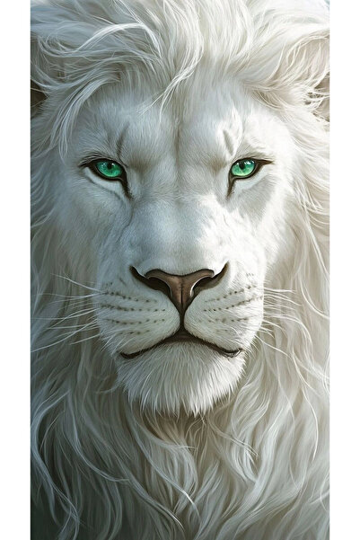 aydın garage Aslan Kapı Direk Kaplama Folyosu BASKILI STİCKER Sağ-Sol 2 Adet 22*50 CM