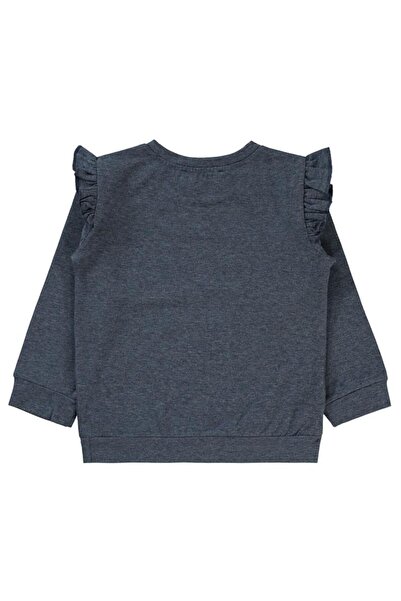 Civil Girls Tavşan Baskılı 2-5 Yaş Sweatshirt - Gri 3-4 Yaş