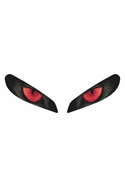 Genel Markalar 250 Sr 2020 - 2024 Uyumlu Far Sticker Kırmızı