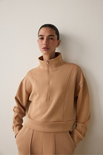 Penti Silky Feel Half Zip Sweatshirt