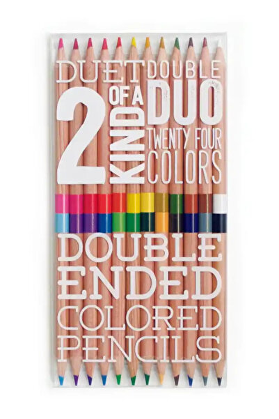 Ooly 2 Of a Kind Çift Uçlu 24’lü Renkli Kurşun Kalem 128-103