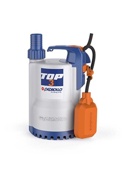 pedrollo TOP-3 Flatörlü Plastik Gövdeli Drenaj Dalgıç Pompa 10 mss 15.6 m³/h