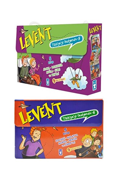 Timaş Çocuk Levent Türkiye yi Geziyorum 5 ve 6 Kitap Set Timaş Çocuk