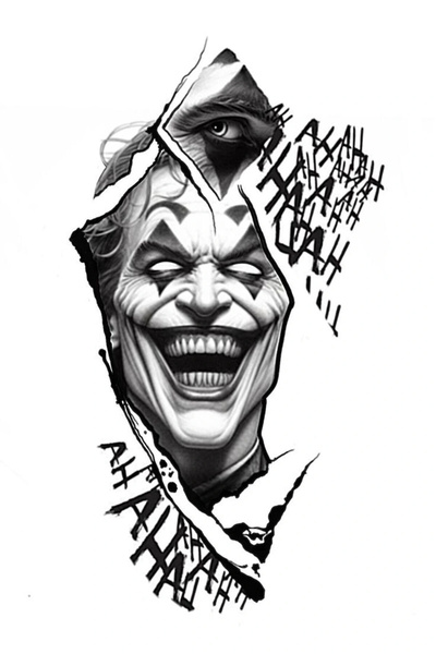 aydın garage JOKER Kapı Direk Kaplama Folyosu BASKILI STİCKER Sağ-Sol 2 Adet ...