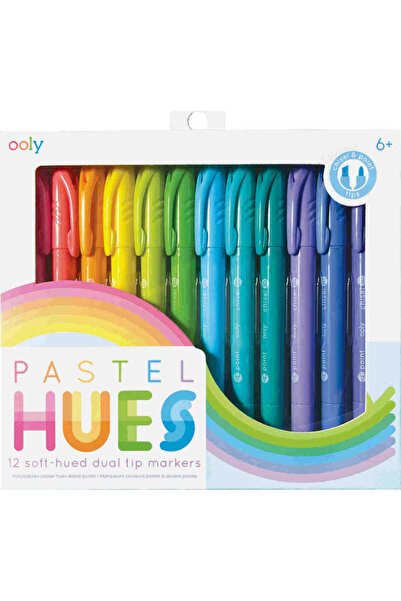 Ooly Pastel Hues Çift Uçlu 12’li Keçeli Kalem 130-103