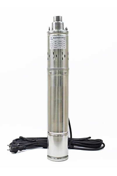 Kampa 3.5 inch 90 mm Dış Çap Derin Kuyu Dalgıç Pompa 10 Metre Kablolu 550 Watt 110 mss 2.6 m³/h