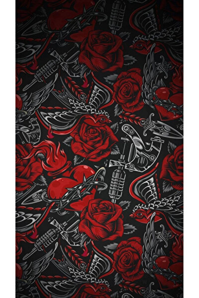 aydın garage Araba Kapı Direk Kaplama Folyosu güvercin ve güller