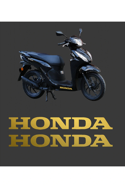 YAMANB Honda Dio Marşpiyel Sticker Honda Sticker 2 Adet 20cm