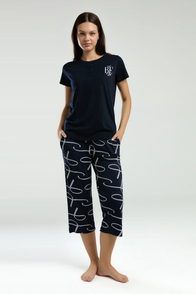 Arnetta Жіночий темно-синій комплект капрі