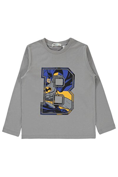 Batman 6-9 Years Old Boy Gray Sweatshirt