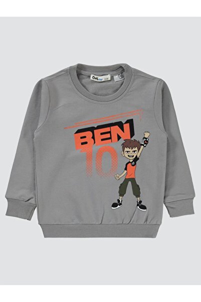Ben 10 Ben10 Printed 2-5 Years Old Sweatshirt - Gray2-3 Years Old