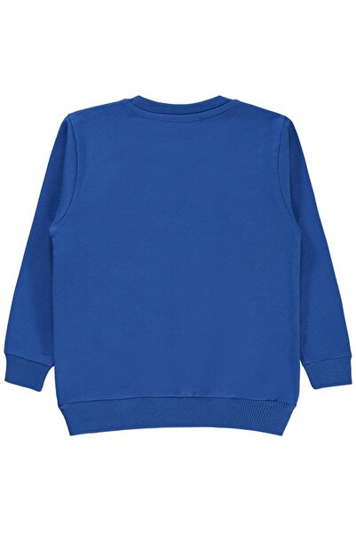 Civil Boys Batman Baskılı 2-5 Yaş Sweatshirt - Mavi 3-4 Yaş