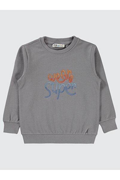 Civil Boys Super Baskılı 2-5 Yaş Sweatshirt - Gri4-5 Yaş