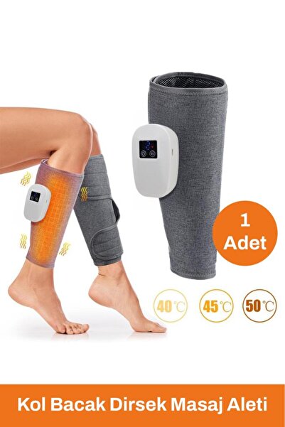 Arfseb Bacak ve Kol İçin Kablosuz, Isıtmalı Hava Basınçlı Masaj Aleti - Yoğurma ve Sıkıştırma Modlu