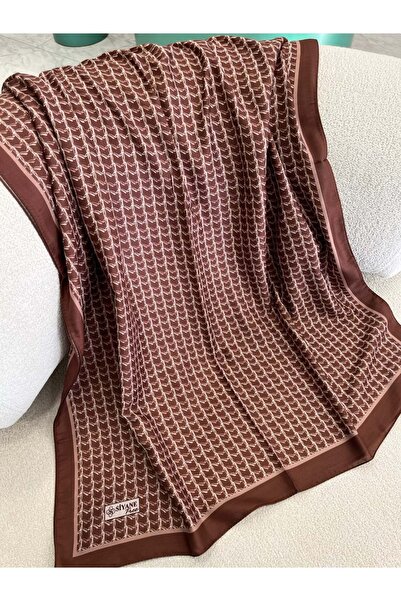 MERAM BUTİK Silvery Patterned Shawl Pattern 6 - 11