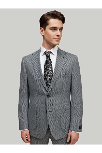 HERMOSE سترة رجالية عصرية ذات ملمس مميز