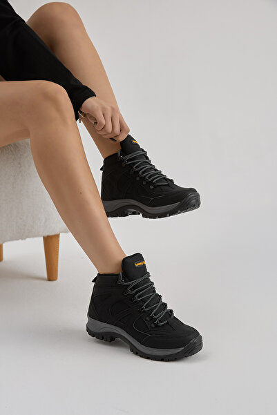 Tonny Black Unisex Siyah Trekkıng Bot V2rts