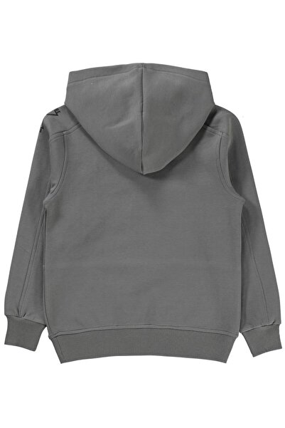 Pierre Cardin Fermuar Cepli 6-9 Yaş Sweatshirt - Gri 7-8 Yaş