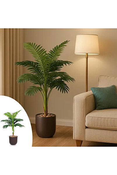 co arma Artificial palm tree (110 cm) plastic pot