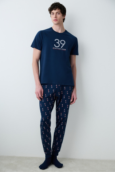 Penti West Pier Çok Renkli Pantolon Pijama Takımı