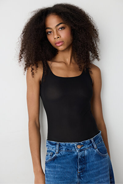 Penti Clean Mesh Siyah Body