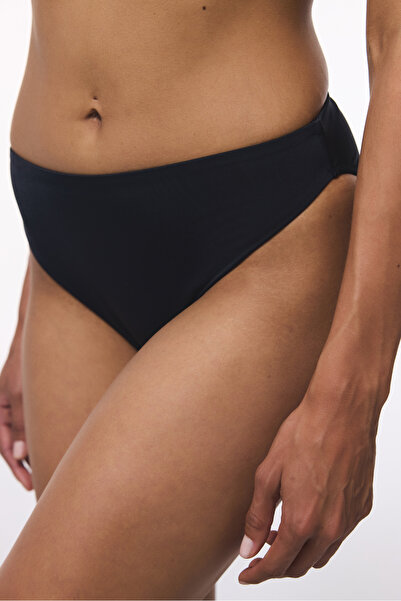 Penti Siyah Yüksek Bel Slip Bikini Altı