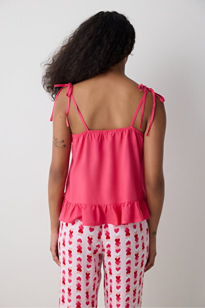 Penti Carrie Solid Atlet Pijama Üstü - Loves Paris Koleksiyonu