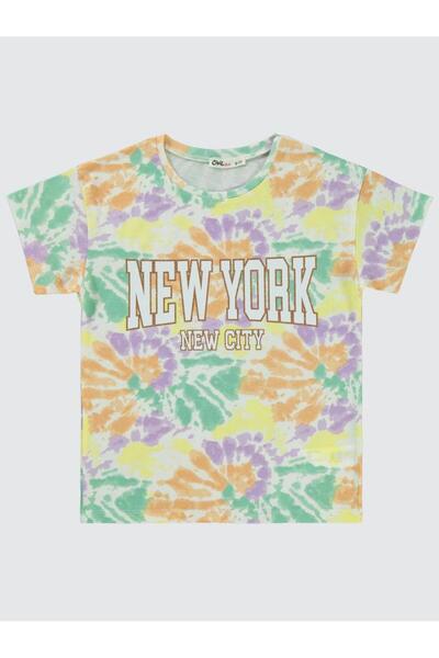 Civil Girls New York Printed 6-9 Years Old T-Shirt - Lilac 6-7 Years Old