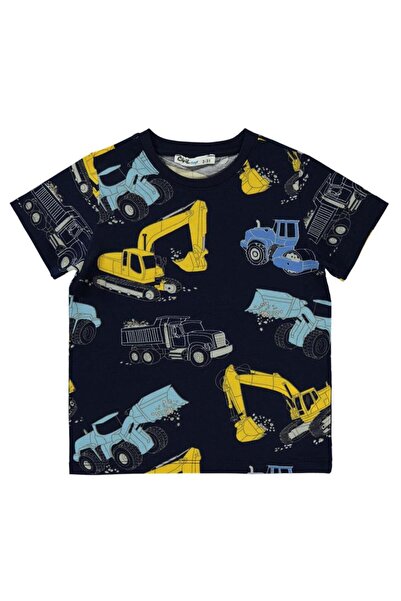 Civil Boys Αγορικό T-Shirt 2-5 ετών Σκούρο Μπλε