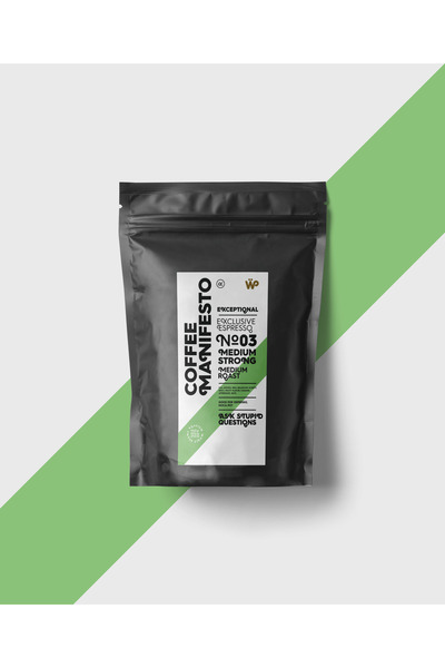 Coffee Manifesto No03 Exclusive Espresso Çekirdek Kahve250 Gr
