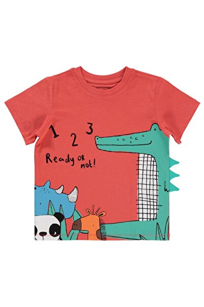 Civil Boys Tricou băiat 2-5 ani rodie