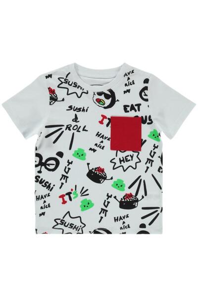 Civil Boys تي شيرت أبيض للأولاد بعمر 2-5 سنوات